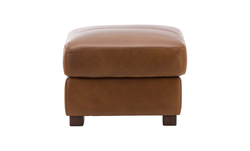 Brema Leather Ottoman